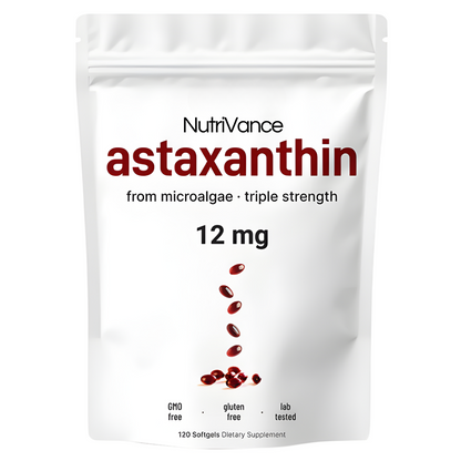 Pure Astaxanthin - 12mg (120 Softgels)